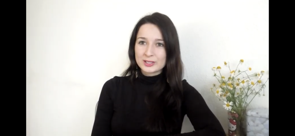 Это кадр из моего самого первого видео, 2014 год 