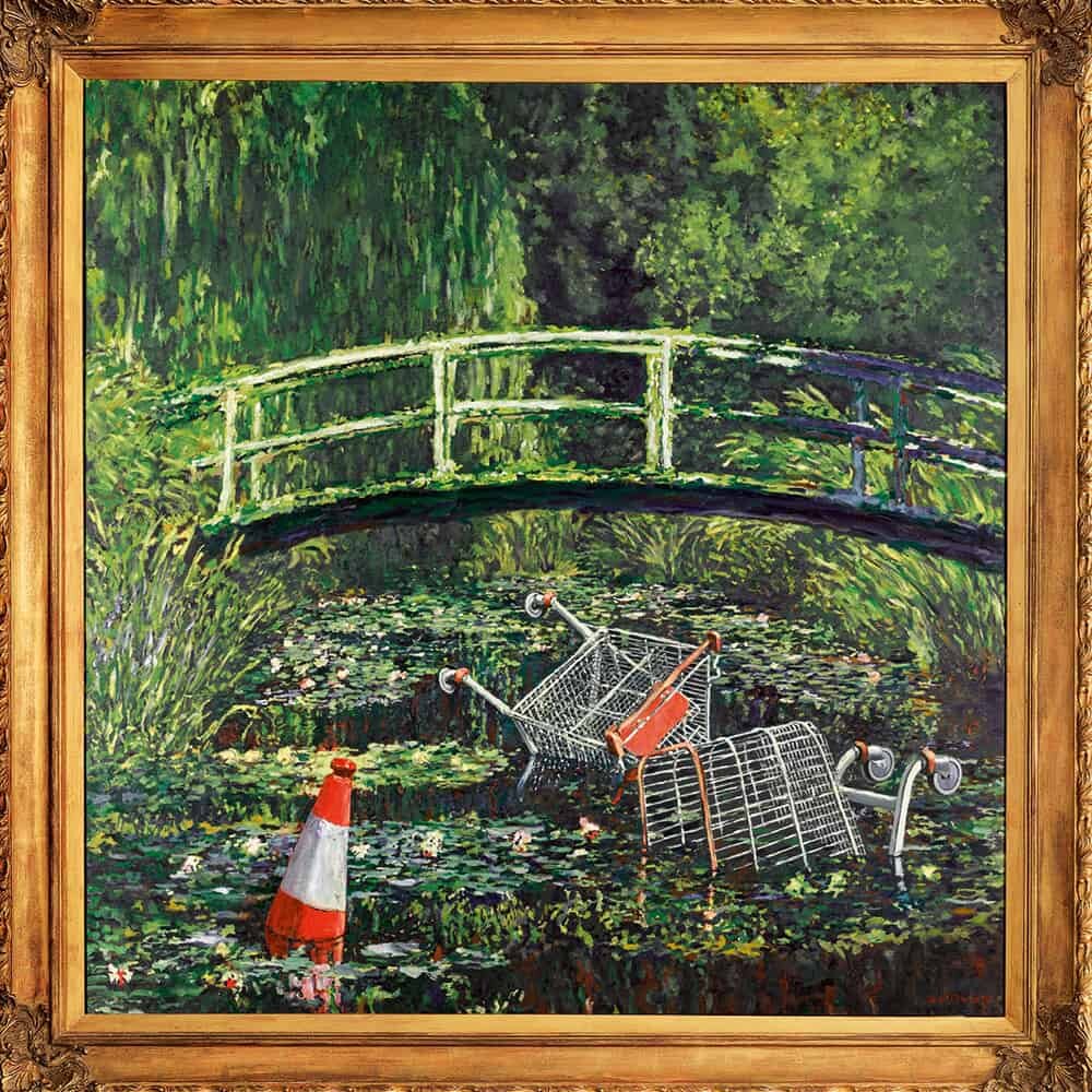 Show Me the Monet – Бэнкси. Фото: Sotheby’s