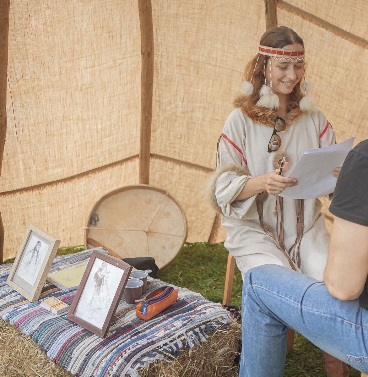 Рисовали портреты