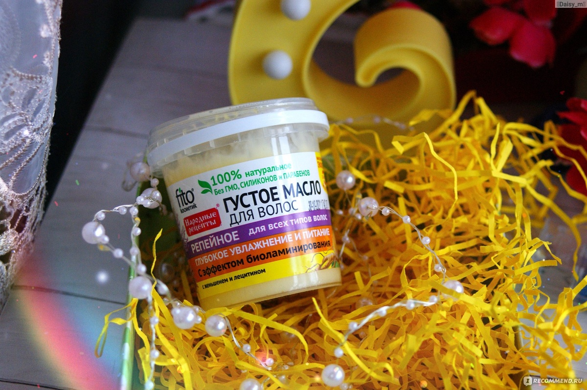 Густое масло для волос 