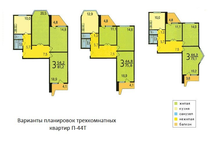 П 44 правил. П44 трешка планировка с размерами. П44т трешка планировка с размерами. П44 трешка планировка с размерами двушка. Панельный дом п-44 планировка.