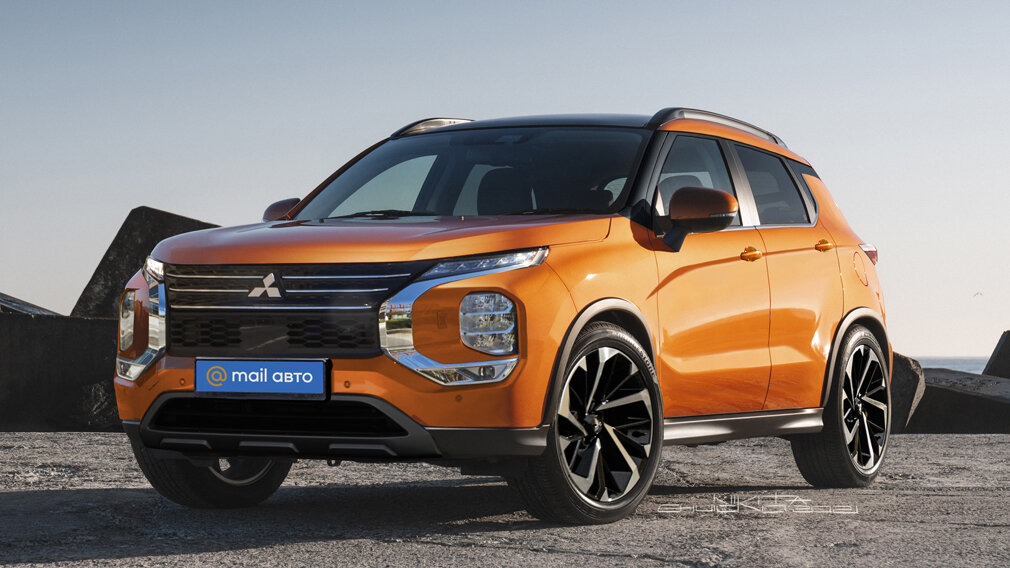 рендер Mitsubishi ASX нового поколения