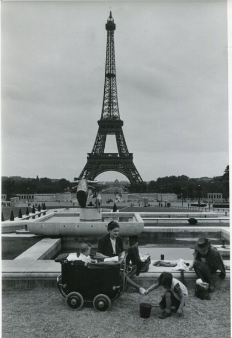 Eiffel Tower, Paris, 1955