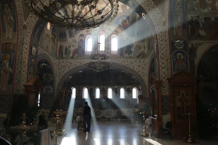 Во время молитвы во Влахернской церкви святой Андрей увидел, как сошла через купол Пресвятая Богородица/ Фото:Pixabay.com 
