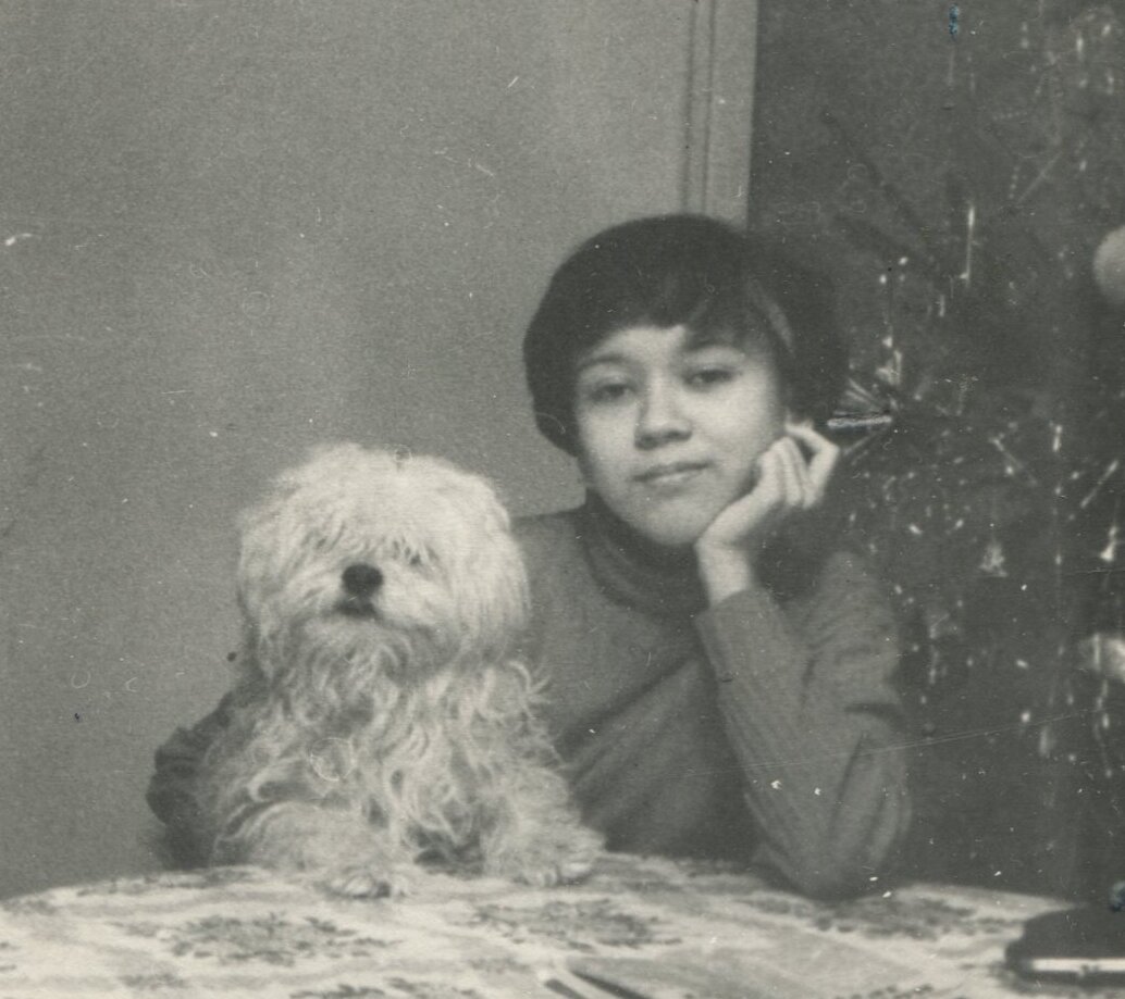 Я со своей собакой Бимом в 90-е. Фото из семейного архива.
