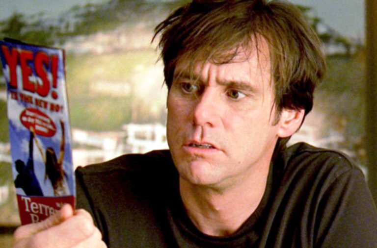 Кадр их фильма "Всегда говори "Да" (США, 2008г., фото из открытых источников, сайт Яндекс.Картинки).