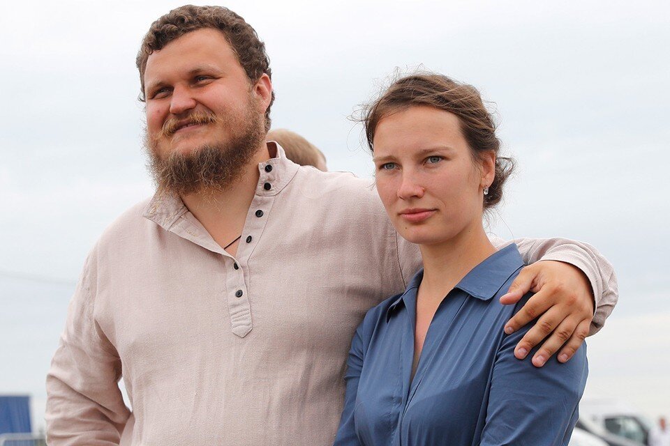     Олег Сирота с супругой Пелагеей, 2017 г. Фото: Артем Геодакян/ТАСС