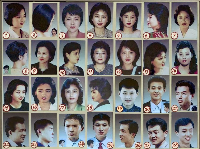 Разрешенные стрижки в Северной Корее
