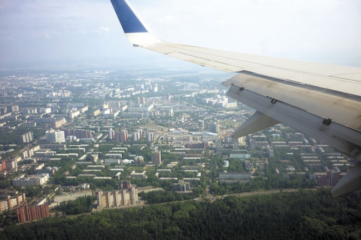 Пермь вид из самолета