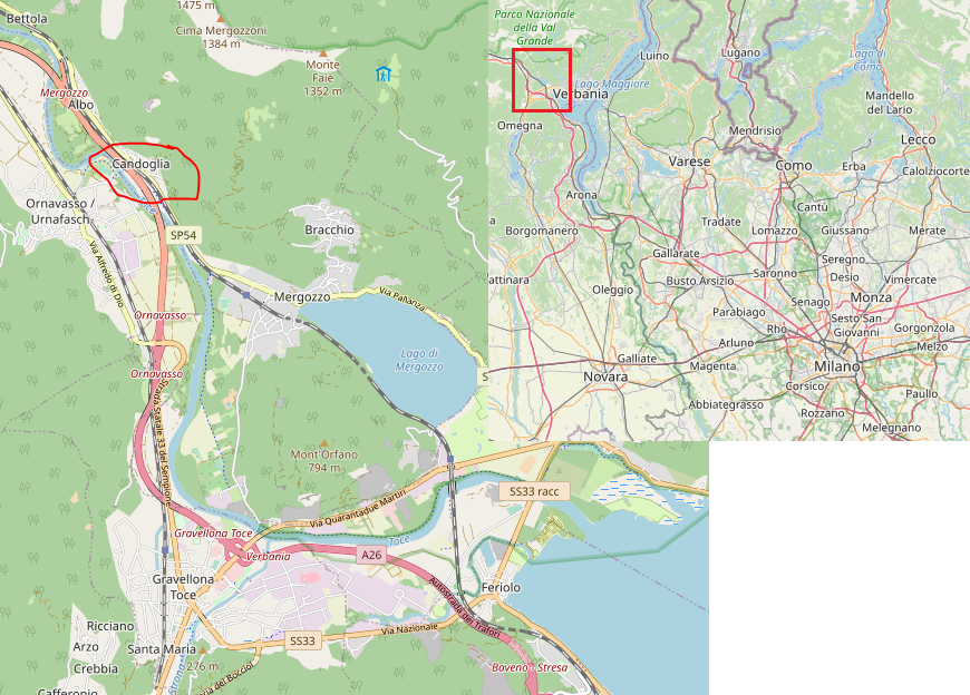 Собор построен из мрамора, добываемого в карьерах Кандольи в Пьемонте. © Участники OpenStreetMap (https://www.openstreetmap.org) Условия лицензирования: https://www.openstreetmap.org/copyright