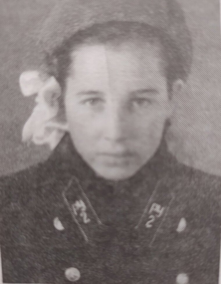 Александра в училище связи. 1951 год. Фото из архива Шульгиных 