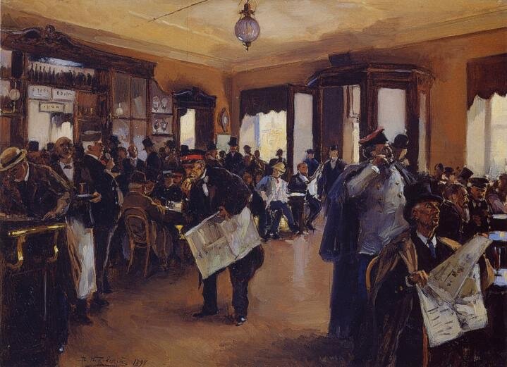 «У Доминика» (В. Е. Маковский, 1897)