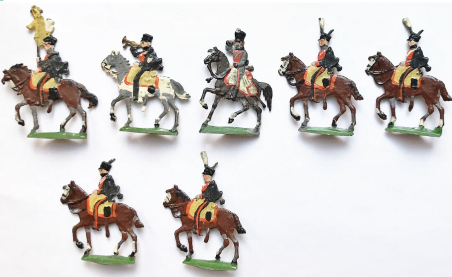 Нюренбергские оловянные солдатики первая половина XX в, фото с сайта https://zastava-antik.ru/