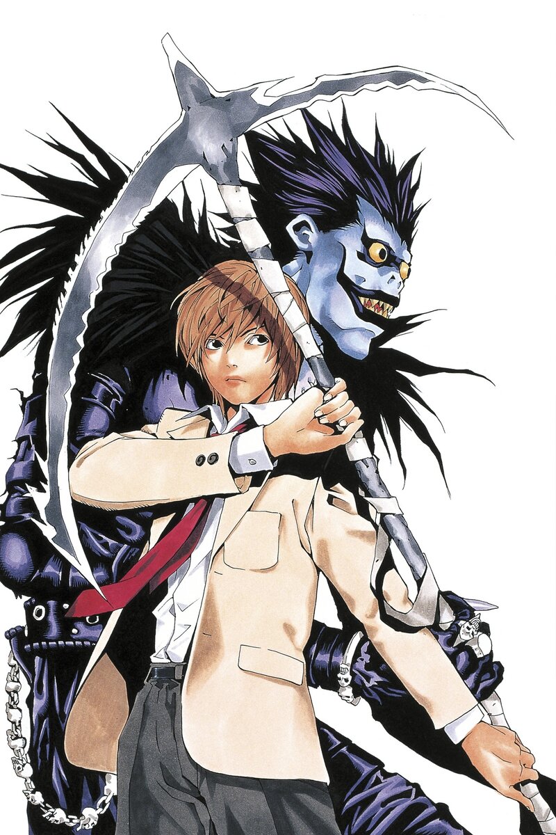 Цветная вставка из манги Цугуми Ообы и Такэси Обаты «Death Note. Black Edition. Книга 6» © ООО «Издательская Группа «Азбука-Аттикус»