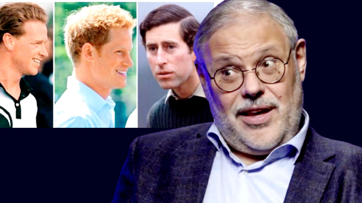 Одна из версий гласит, что Гарри не сын Чарльза. Слева направо: конюх принцессы Дианы, её сын Гарри и муж Чарльз.