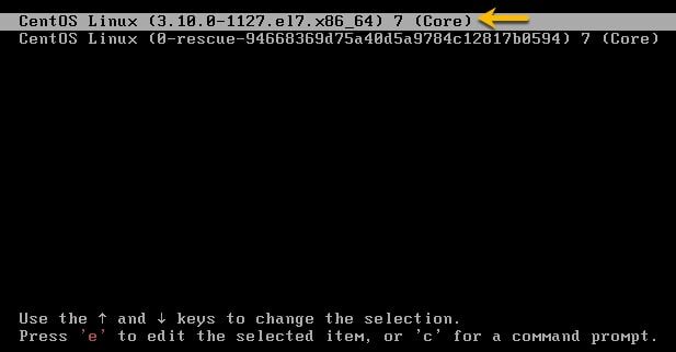 Как восстановить утерянный пароль root в CentOS / RHEL 7