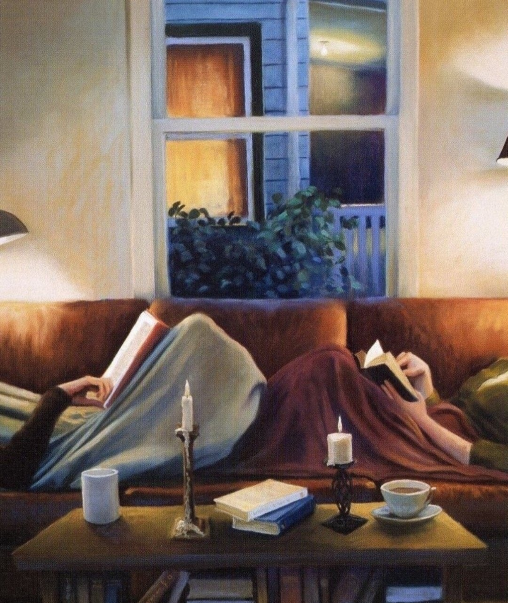 Участник уютный. Живопись - Deborah DEWIT. Художник Deborah DEWITT. Живопись уют. Уютные иллюстрации.
