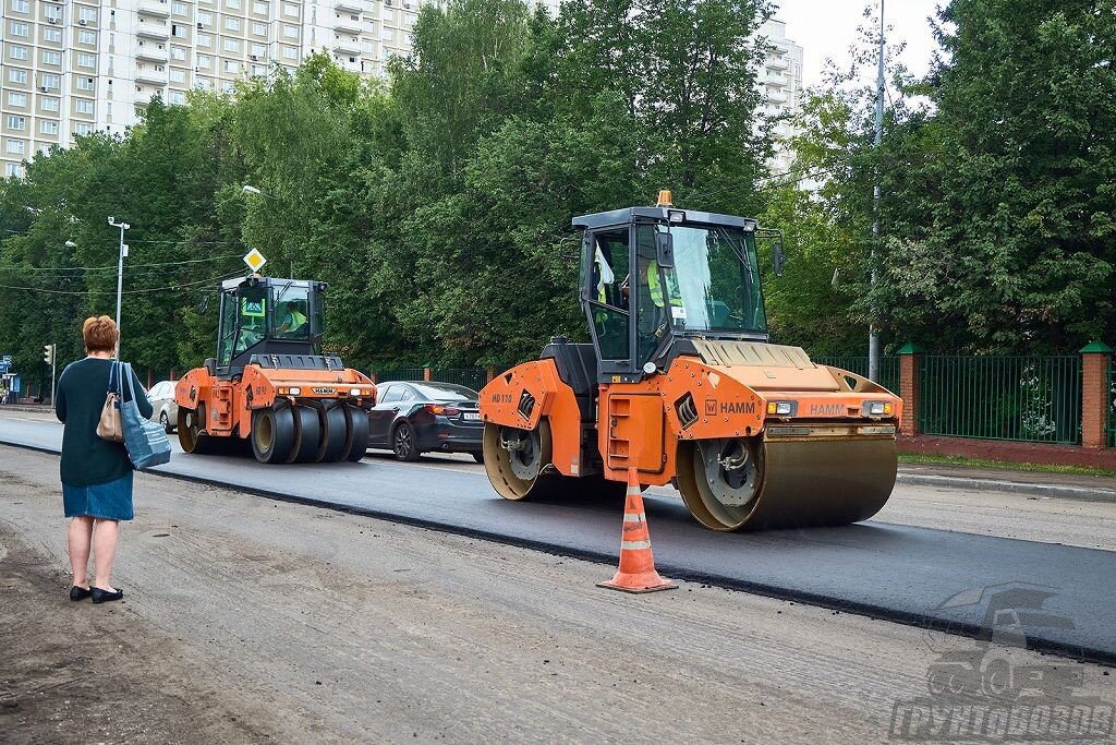 Укладка асфальта