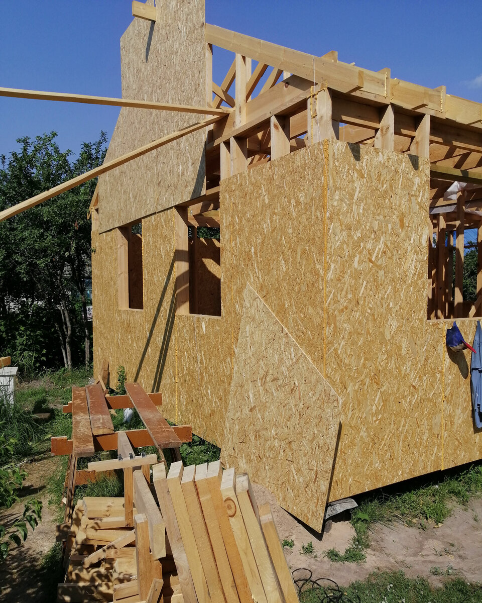 Обшивка фронтонов ОСП