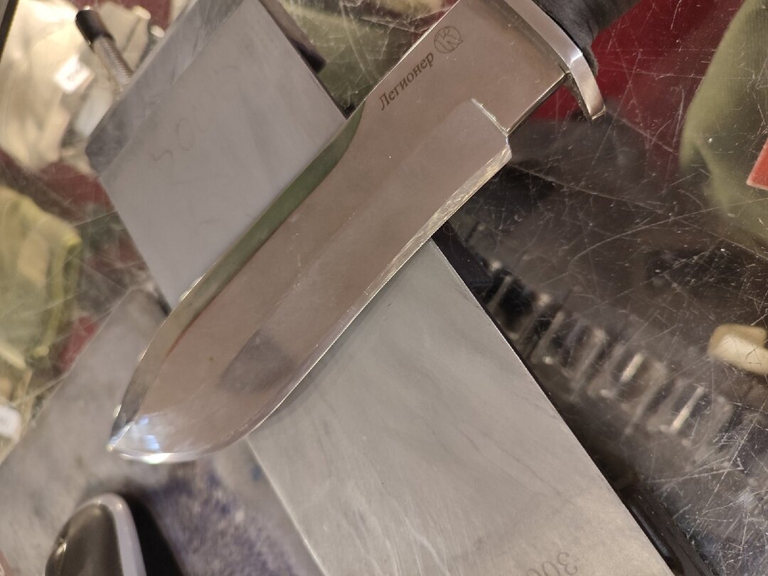 Итог переточки клинка