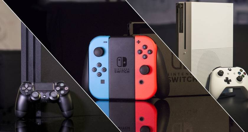 PlayStation4, Nintendo Switch, Xbox one.