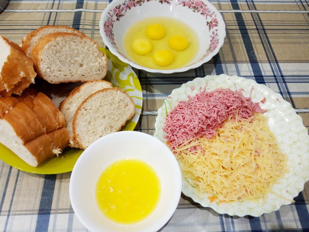 Ингредиенты для приготовления бутербродов