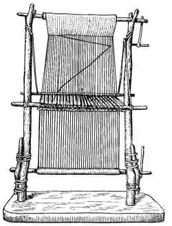 Ткацкий станок из свайных поселений (североамериканские индейцы)