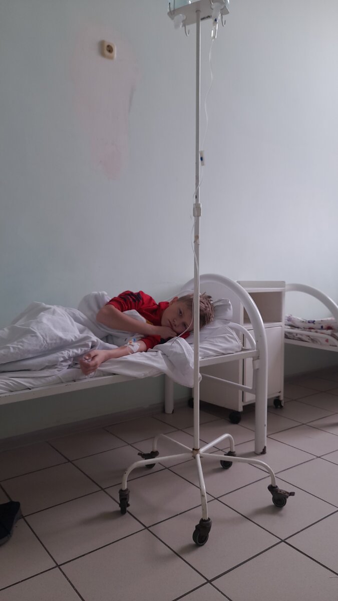 Прокапали капельницы ( до операции)