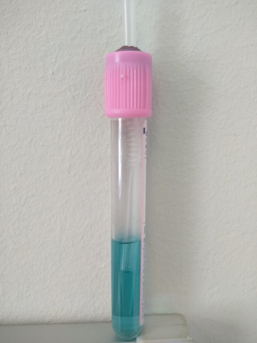 Термометр из пробирки