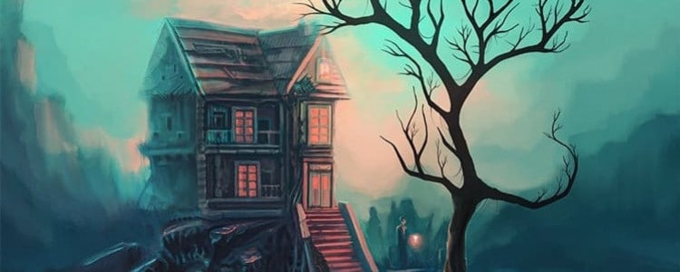 Дизайн-арт книги «Призраки осени», от автора