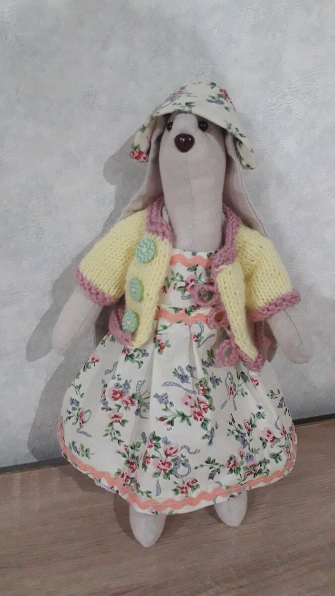 Фото автора. Амелия собралась в дорогу.