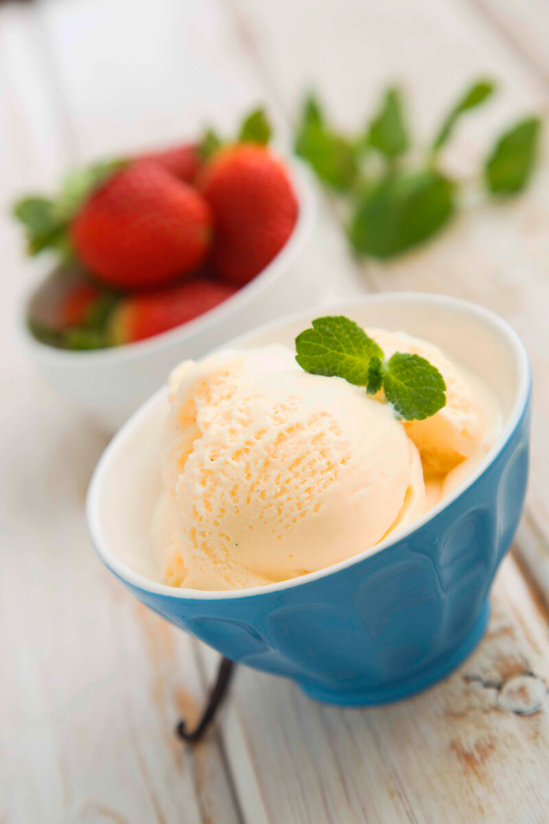 Сливочное мороженое на Рузских сливках. Фото принадлежит автору