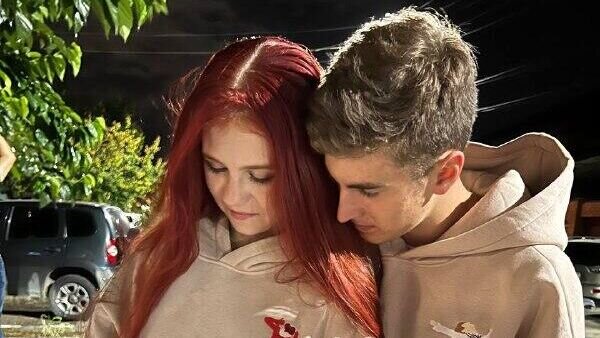    Александра Трусова и Марк Кондратюк© Фото : Telegram-канал Марка Кондратюка