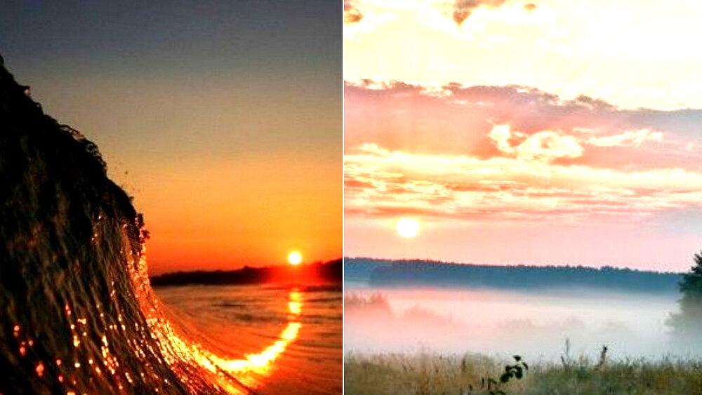 Закат и восход