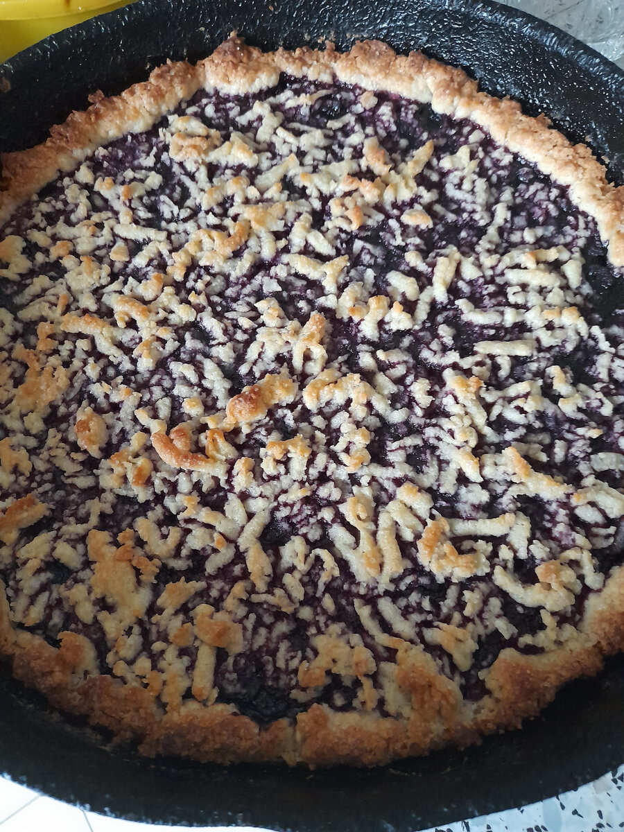 Черничный пирог