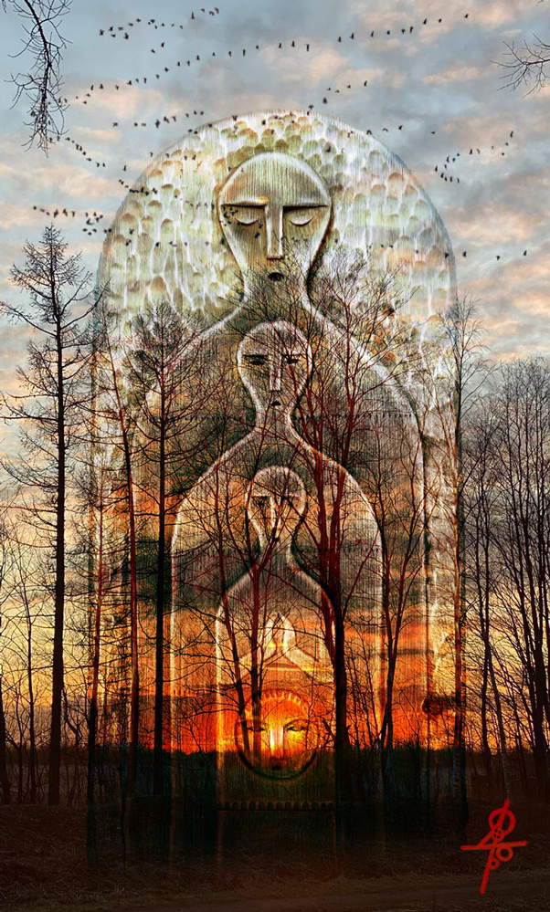 Картина Максима Сухарева из нашей с ним коллаборации