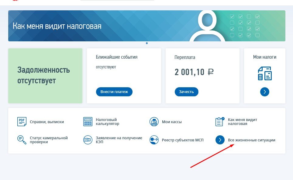 Личный кабинет Индивидуального предпринимателя