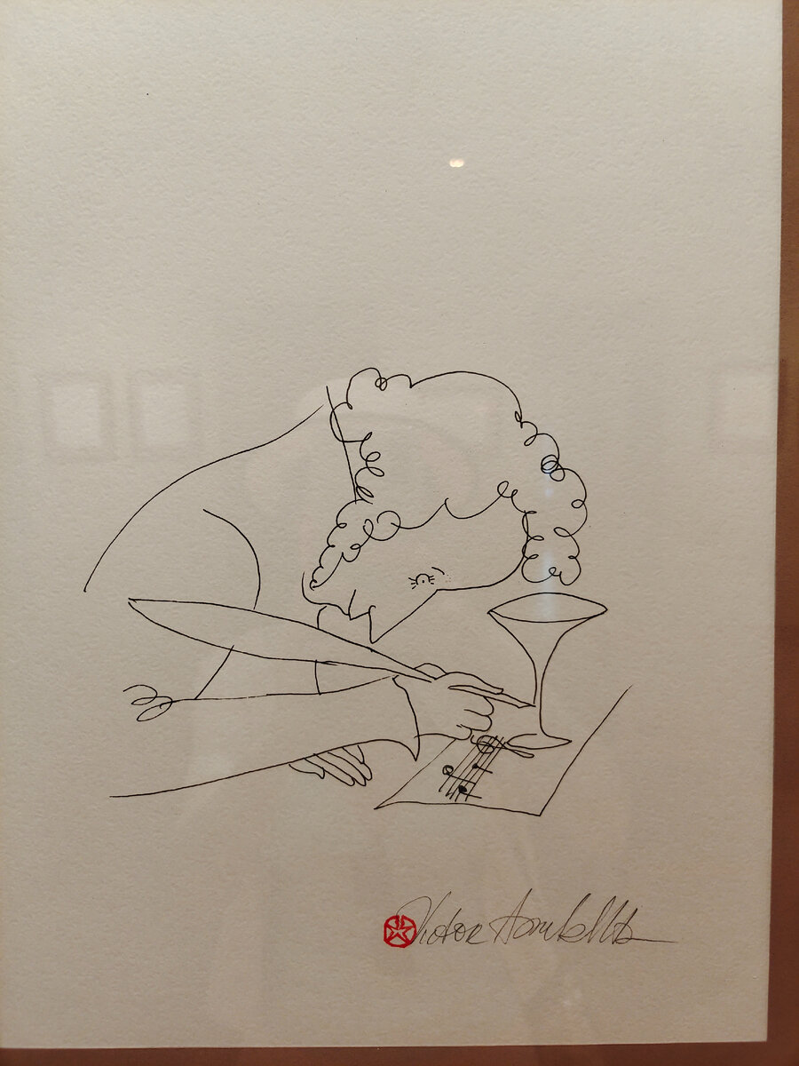 Наверное, он пишет "Моцарта и Сальери"