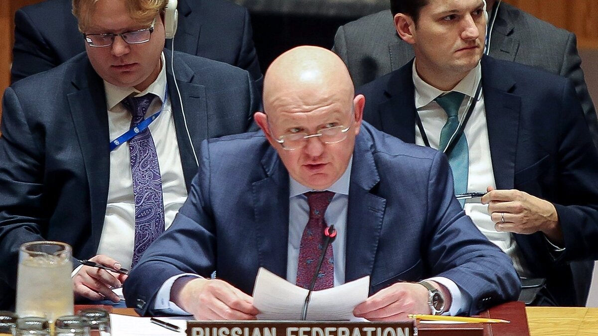    Постпред РФ при ООН Небензя© РИА Новости . Нэнси Сисель