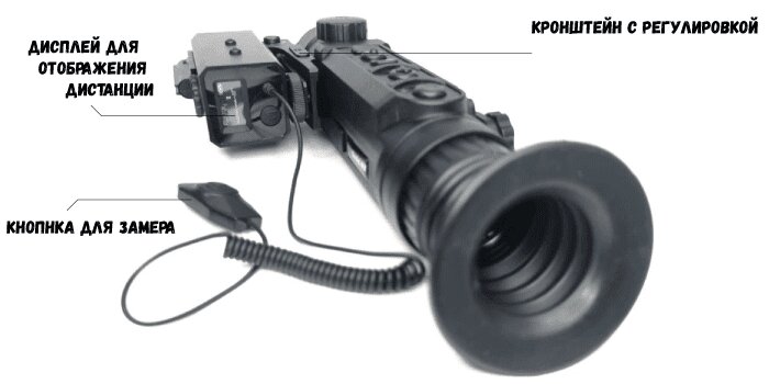 Внешний дальномер LE-032, установленный на Dedal Aper