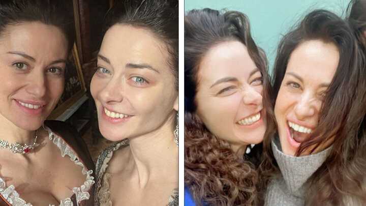    Марина Александрова и Анна Ковальчук показали себя без макияжа. Фото: соцсети