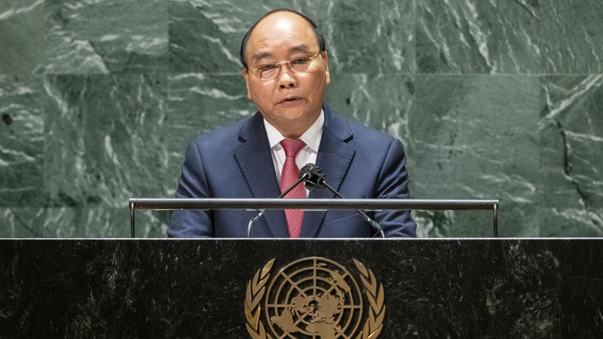    Нгуен Суан Фук:Pool/Getty Images