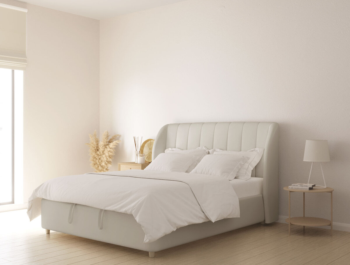 Минимум вещей в спальне настраивает на спокойный сон