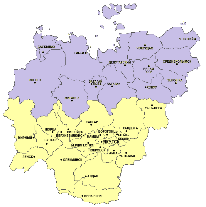 какие города в якутии. карта якутии с городами карта якутии с городами. якутск столица республики саха. какие города в якутии. карта якутии с районами.