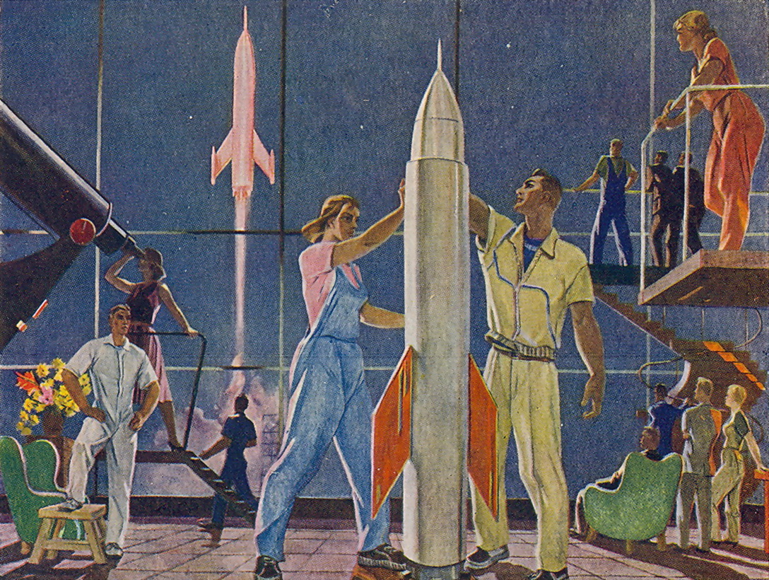 (с) Александр Дейнека. Покорители космоса. 1961