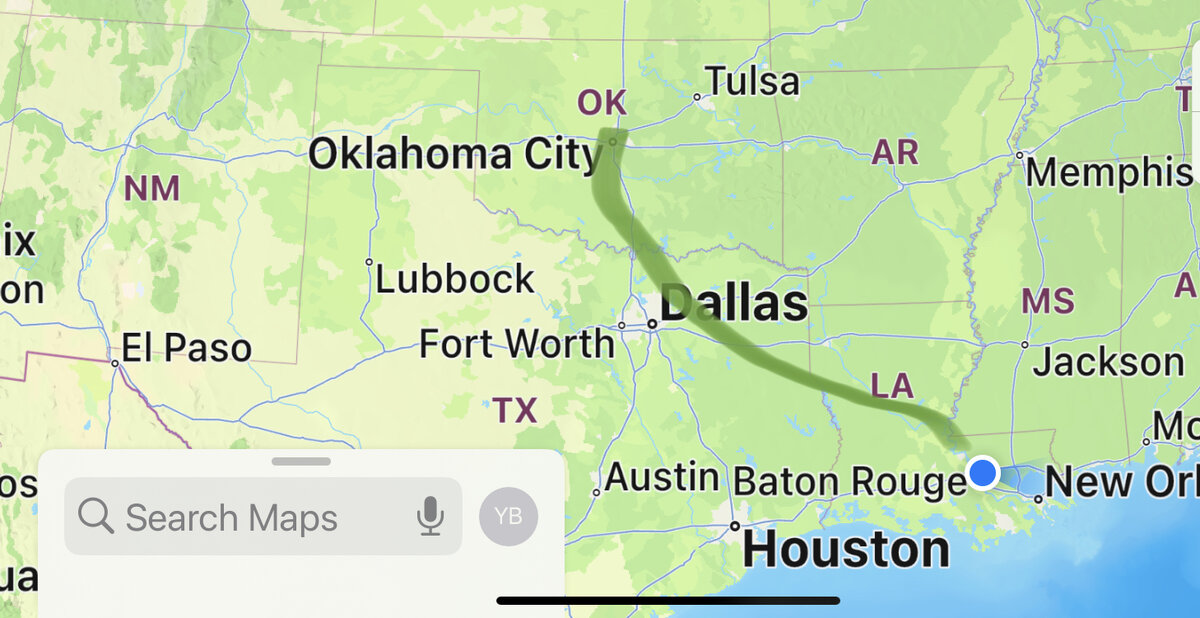 Одиннадцать часов на машине до Оклахома-Сити. Можно дольше…