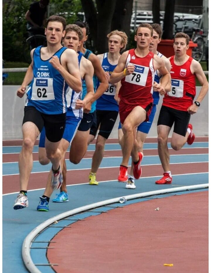 Фотография бегунов