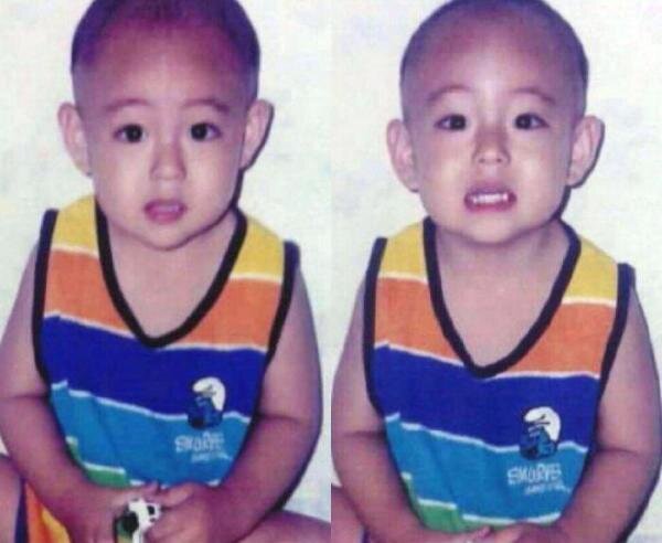 
Детские снимки Ким ТэХена