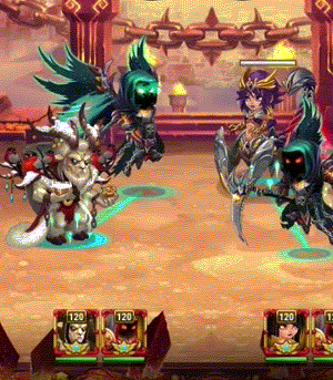 Йорген атакует, бонусом сверху выкачивая из Зири 100 энергии и забирая себе.