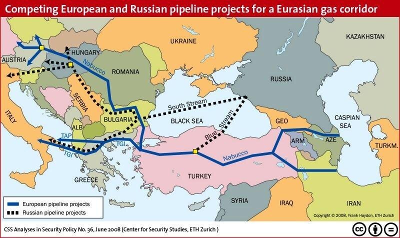 Технический коридор газопровода